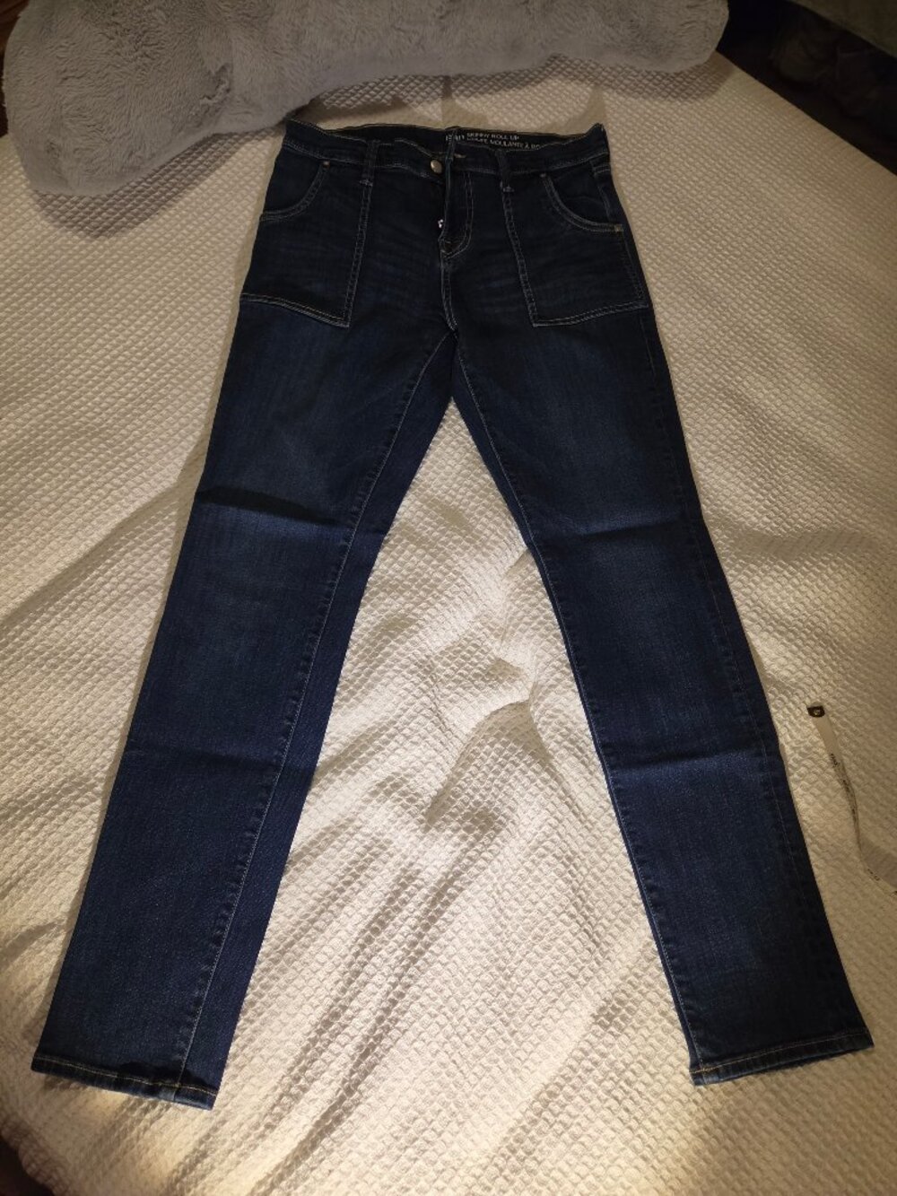 Gap skinny roll up jeans sz 6 (28) inseam 30 inches
